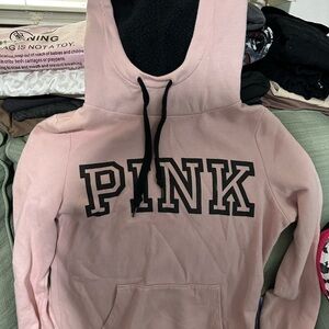 PINK Victoria's Secret Women's Hoodie - Blush Pink